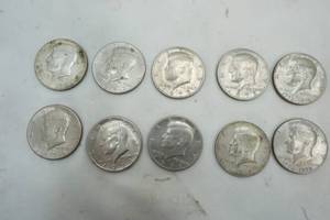 lot 219 image: Kennedy Half dollars