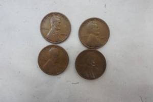 lot 230 image: Wheat pennies