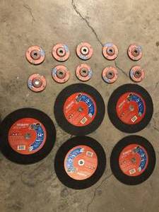 Assorted lot of Diablo Metal High Speed Cut-Off Disc Different styles sizes and conditions see Pics