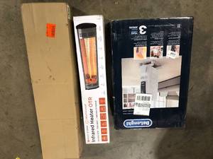 Lot of Assorted Heater Differents Styles models and Conditions Costumer Returns See Pics