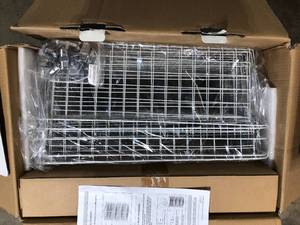 Everbilt 34.76 in. H x 17.13 in. W White Steel 5-Drawer Close Mesh Wire Basket Costumer Returns See Pics