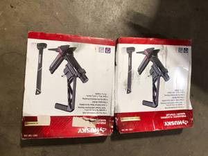 Lot of 2 Husky Pneumatic 3-in-1 15.5-Gauge and 16-Gauge 2 in. Flooring Nailer and Stapler with Quick Jam Release