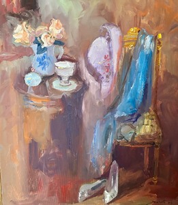 lot 21A image: Vibrant Original Oil on Canvas Painting by Murat Kaboulov