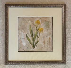 lot 105 image: Two Lovely Framed Floral Prints
