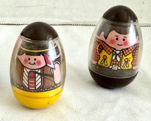lot 47 image: Vintage Weeble Wobbles