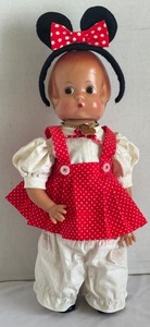 lot 53 image: Vintage Effanbee Limited Edition Patsy Minnie Mouse Doll