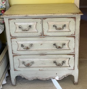 lot 18 image: Habersham Plantation Country French Soft Blue Chest