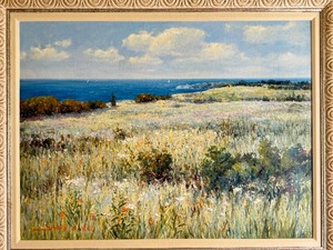 lot 44 image: Gorgeous Framed Original Oil Painting by Sang M. Lee