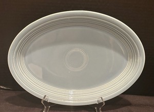 lot 114 image: Light Blue Fiesta Bowl and Platter