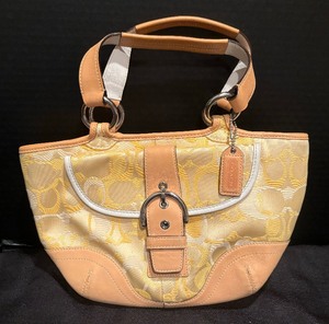 lot 181 image: Coach Signature Soho Handbag  Purse