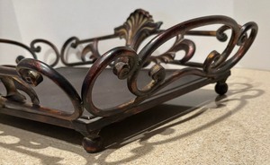 lot 239 image: Outstanding Ornate Decorative Serving Tray