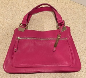 lot 263 image: Hot Pink Handbag by Cole Haan