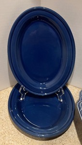 lot 272 image: Delightful Blue and White Serving Pieces
