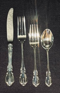 lot 326 image: Sterling Silver Flatware Service for 3 by Towle