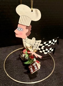 lot 328 image: Charming Chef Ornament with Stand