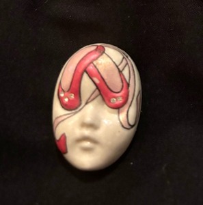 lot 359 image: Trio of Face Brooches