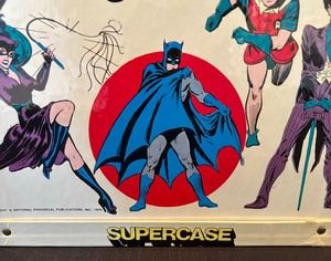 lot 378 image: Vintage Superheros Supercase