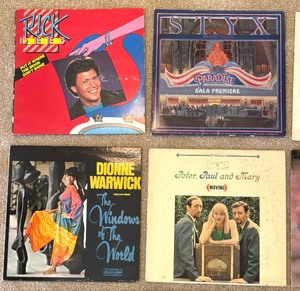 lot 396 image: 12 Sensational Vinyl Record Albums