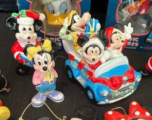 lot 402 image: Collection of Mickey and Minnie Mouse Ornaments