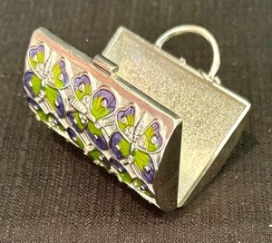lot 405 image: Judith Leiber Neiman Marcus Enamel Butterfly Coin Purse