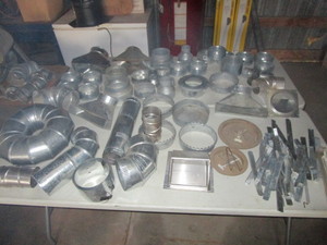 lot 34 image: Misc. Ductwork Pcs