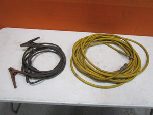 lot 115 image: Jumper Cables & Air Hose
