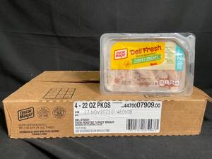 Oscar Meyer Oven Roasted Deli Turkey - 4-Pack Use By11272023