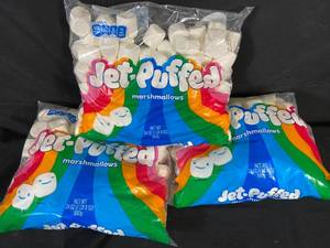 lot 14 image: Jet-Puffed Marshmellows 24oz - 3-Pack Best by 10252023