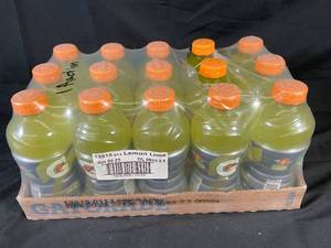 lot 54 image: Gatorade Lemon Lime 28oz - 15-Pack Best by 06202023