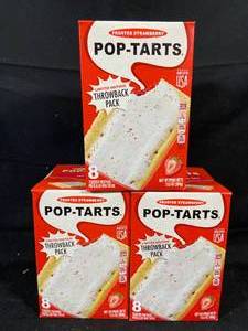 lot 308 image: Frosted Strawberry Pop-Tarts - 3-Pack Best by 04262024