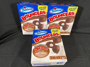 lot 354 image: Hostess Glazed Chocolate Ding Dongs - 3-Pack Best by 11172023