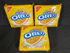 lot 50 image: Golden Oreos 13oz - 3-Pack Best by 10252023