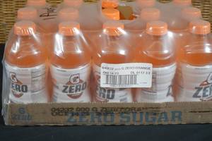 lot 4 image: 15 Pack Gatorade Zero Orange Flavor Best By10142023