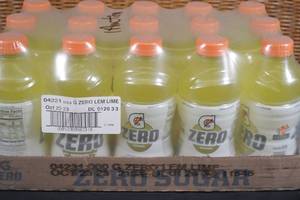 lot 8 image: 15 Pack Gatorade Zero Lemon Lime Flavor Best By10232023