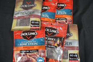 lot 52 image: 6ct Assorted Jack Links Beef Jerky