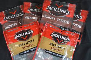 lot 58 image: 6ct Assorted Jack Links Beef Jerky Best By04122024