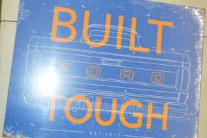 lot 286 image: NEW - Metal Sign Wall Art 16 x 12 Factory Sealed