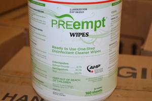 lot 360 image: Case of Accelerated Hydrogen Peroxide PREempt Wipes