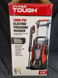 Open Box  Un-tested Hyper Tough 1800-PSI Electric Pressure Washer (Missing Nozzel)