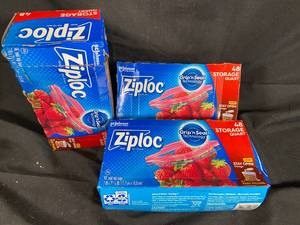 Ziploc 48 Storage Quart Bags - 3-Pack
