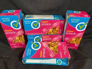 Simply Done Zipper Snack 50 Bags - 5-Pack