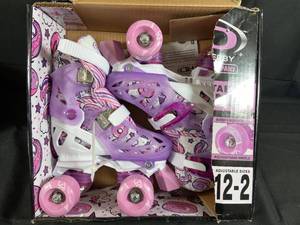 Roller Derby Adjustable Sizing Roller Skates Girls Size 12-2