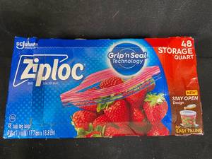 Ziploc Quart Storage Bags - 48-Pack