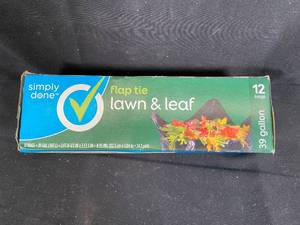 Flap Tie Lawn & Leaf 39 Gallon Bags - 12-Pack