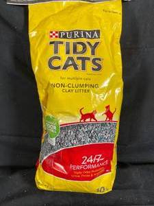 Tidy Cats 247 Performance Multi-Cat Non-Clumping Clay Litter 10lbs