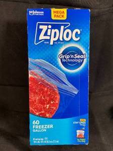 Ziploc Freezer Gallon Bags - 60-Pack