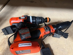 Black & Decker cordless tools