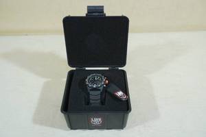 lot 15 image: Luminox Bear Grylls Survival Chronograph CARBONOX Compass Divers Watch