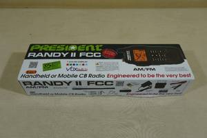 lot 19 image: President Randy FCC Handheld or Mobile CB Radio