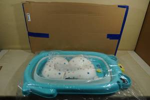 lot 112 image: Portable Folding Baby Bath Tub with Temp Gauge
